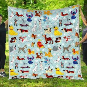 Disney Dogs  Quilt  Quilt